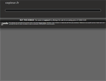 Tablet Screenshot of copieur.fr
